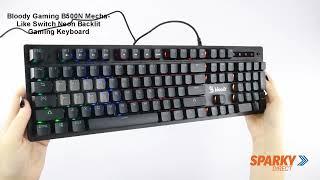 Bloody Gaming B500N | Mecha-Like Switch Neon Backlit Gaming Keyboard