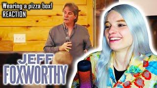 Jeff Foxworthy wearing a pizza box! | REACTION
