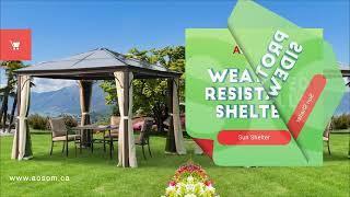 Aosom: Your Outdoor Furniture Store, Outsunny Gazebo