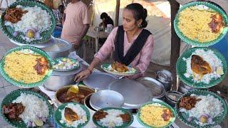 Happy to Serve You | Cheapest Roadside Unlimited Meals | #StreetFood | Street Food Planet