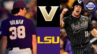#7 Vanderbilt vs #18 LSU Highlights | 2024 College Baseball Highlights
