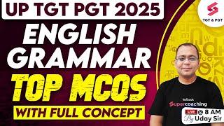 UP TGT PGT English Preparation 2025 | UP TGT PGT English Grammar Marathon 2025 By Uday Sir