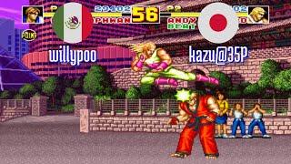 FT5 @fatfursp: willypoo (MX) vs kazu@35P (JP) [Fatal Fury Special Fightcade] May 19