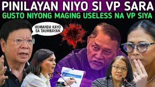 MARCOLETA NAPUNO NA! MGA ASO NI TAMBA PINILAYAN SI VP SARA GUSTO MAGING USELESS VP!