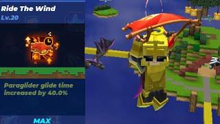 Unlocking Paraglider Talents in BedWars! (Blockman Go)