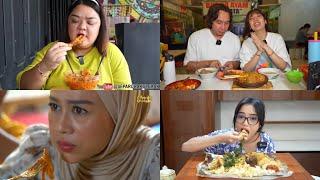 KULINER JALAN ⁉️MUKBANGASMR NASI PADANG RENDANG X MIE NYEMEK SEBLAK #mukbang #asmr #asmrindonesia