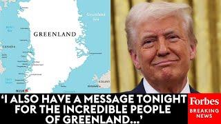 JUST IN: President Trump Sends Message To People Of Greenland, Calls For Their Admittance To The US