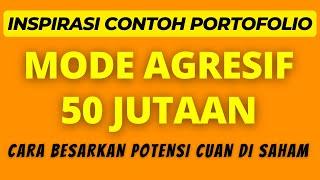 Contoh Cara Mengelola Portofolio Saham 50 Jutaan Beserta Analisa dan Strateginya