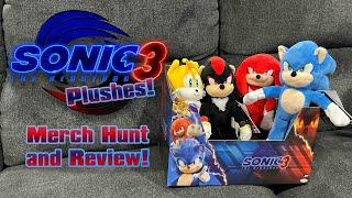 NEW Sonic The Hedgehog 3 Movie Plushes! (Merch Hunt and Review!)