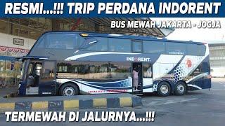 TRIP PERDANA BUS INDORENT...!!! BUS MEWAH JAKARTA JOGJA