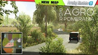 FS22 | NEW MAP "PGR Agro Pomerania" - Farming Simulator 22 New Map Review 2K60