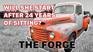 1950 FORD F1 | WILL SHE START? | WET COAST FAB