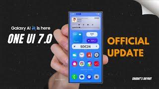 Samsung One UI 7.0 Android 15 - OFFICIAL UPDATE FINALLY HERE!!