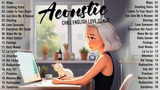 Trending Acoustic Songs 2024 Cover  New English Love Songs 2024  Mood Booster Playlist