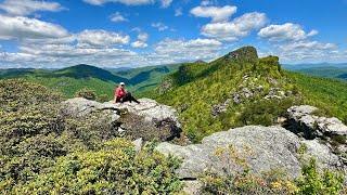 Chimneys Hike - Mountains to Sea Trail - Linville Gorge  - Hike Vlog 96