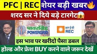 PFC, REC Share Latest News Today | PFC, REC Share Targets | PFC, REC Swing Trade, Buy hold or Sell?