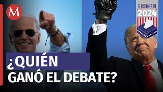 ¿Quién ganó en el primer debate presidencial entre Joe Biden y Donald Trump?