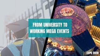 From University degree to working on Mega Events | Dubai EXPO 2020! | Stage Manager