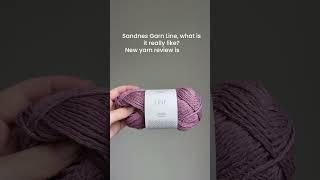 What is Sandnes Garn Line like? #shorts #yarn