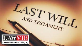 LAST WILL and TESTAMENT #lawvie #will #testament