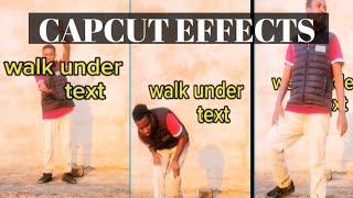 How You Can Walk Under Text on Capcut Do This Instead