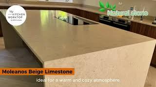 Natural stone kitchen worktops. Quartzite, Marble, Limestone... #worktop #kitchen