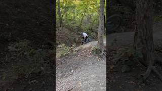 Close call with Impalement! #mtb #mountainbike #mtbbiking #bike #shorts #mtb #ridemtb #bicycle