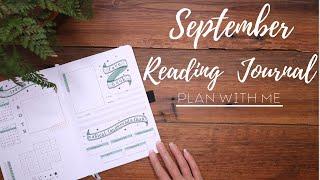 2021 September Reading Journal Plan with Me | Book Journal | Simple Book Journal Setup Minimal Bujo