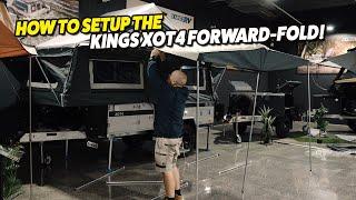 How To Setup The Kings XOT4 Forward-Fold Camper Trailer