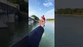 The river is dangerous. Another mother and daughter fell into the river. Stay away from the wate