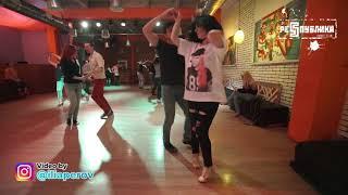 Vladimir Polkanov and Anastasiya Fadeeva Salsa Dancing in Respublica Dance Club, Saturday 14.04.2018