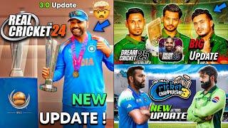 Real Cricket 24 V3 Update  WCC3 Finally Update  Dream Cricket 25 Update, WCC-2 New Update!