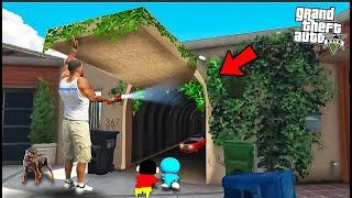 GTA 5 : Shinchan Find The Most Ultimate Secret Tunnel Near Franklin's House in GTA 5 in Telugu