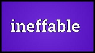 Ineffable Meaning