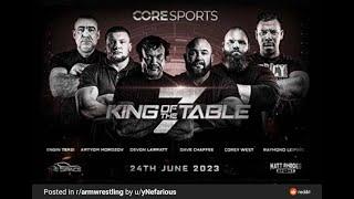 KING OF THE TABLE 7 LIVE DISCUSSION | ARMWRESTLING NEWS