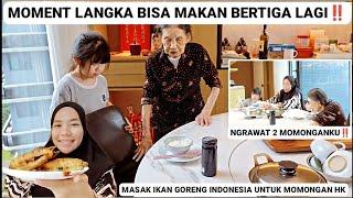 PERDANA MAKAN SIANG BERTIGA‼️MASAK IKAN GORENG INDONESIA UNTUK 2 MOMONGANKU‼️BAKCANG FESTIVAL