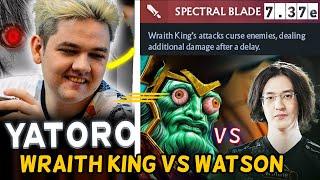 Yatoro Last Picks Wraith King to Dominate Watson in 14.2 MMR GAME