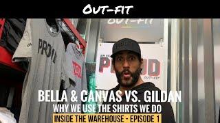 Why we use the shirts we do (Bella Canvas vs. Gildan)