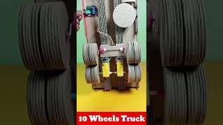 Handmade 10 wheeler Truck #homemadeproject #Truck #10wheelTruck #creativitywork #vairal #shortvideo