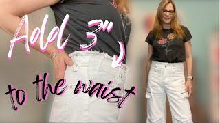 Easy Way to Add Inches to the Waist of Jeans!
