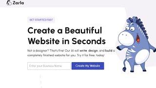 ***How to Create website from Zarla Al Tool ***