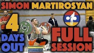 Simon Martirosyan (105) - Power Snatch, Clean & Jerk, + Back Squat (April 12)