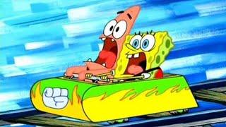 Ride the rollercoaster with Spongebob and Patrick