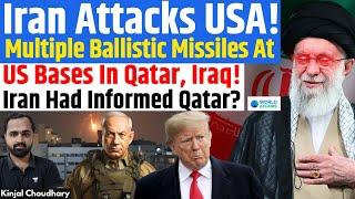 Iran Attacks US Bases In Qatar, Iraq With Missiles! Iran Informed Qatar In Advance? Trump! Kinjal