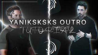 Yaniksksks outro tutorial | alight motion (+Preset)