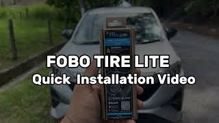 FOBO TIRE LITE TPMS - Quick Installation guide