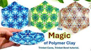 The Magic of Polymer Clay, Trinket Cane Trinket Bowl Tutorial.