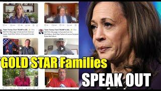 Kamala's Afghanistan Trump ATTACKS Backfire! Gold Star Families SPEAK OUT.