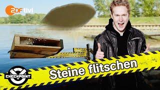 Steine flitschen perfektioniert! CHECK! | Checkpoint ZDF