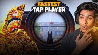 GOD of TAP TAP Spray Fragger 4 Finger Claw with HANDCAM in PUBG Mobile